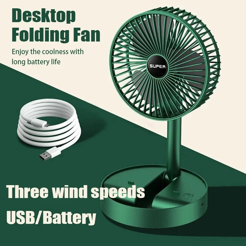 Low Noise Retractable Mini Fan