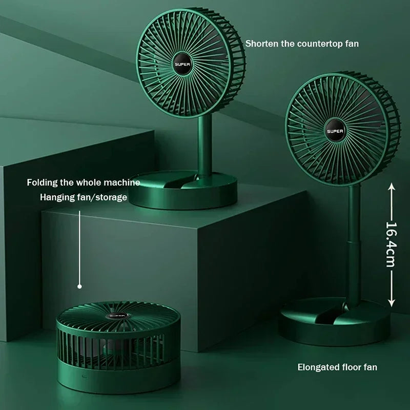 Low Noise Retractable Mini Fan