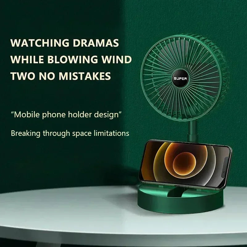 Low Noise Retractable Mini Fan