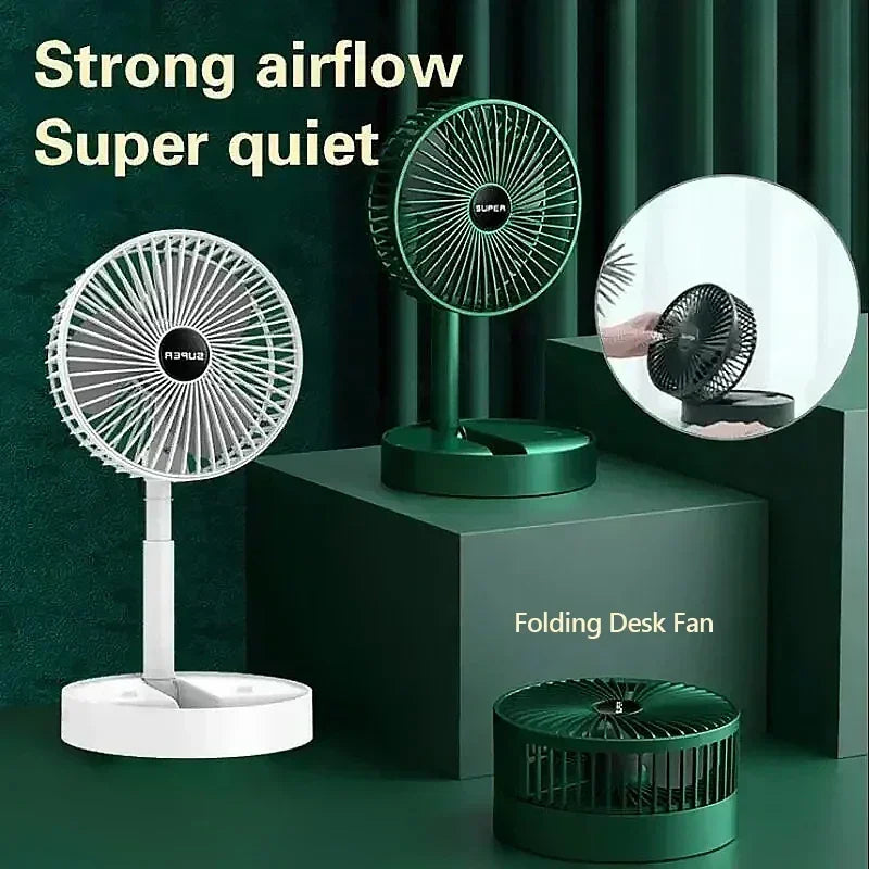 Low Noise Retractable Mini Fan