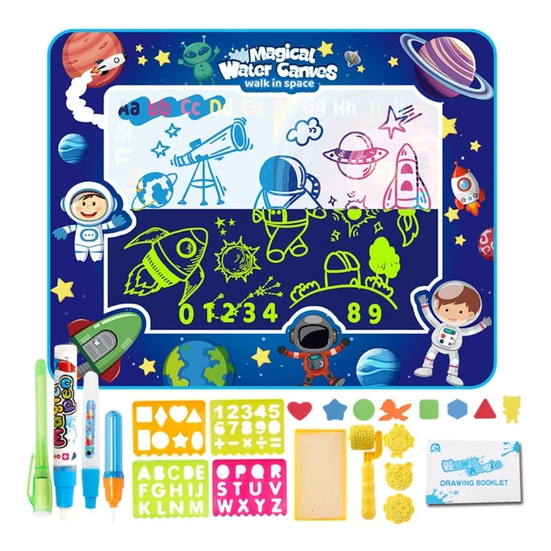 Mess Free Kids Coloring Mat - Full Set